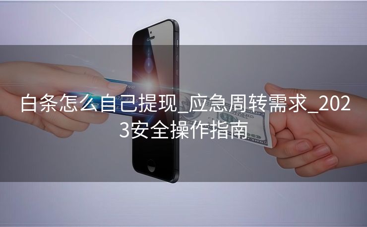 白条怎么自己提现_应急周转需求_2023安全操作指南