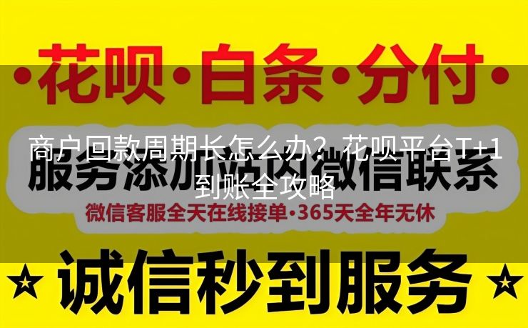 商户回款周期长怎么办？花呗平台T+1到账全攻略