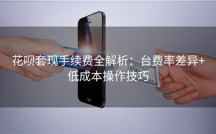 花呗套现手续费全解析：台费率差异+低成本操作技巧